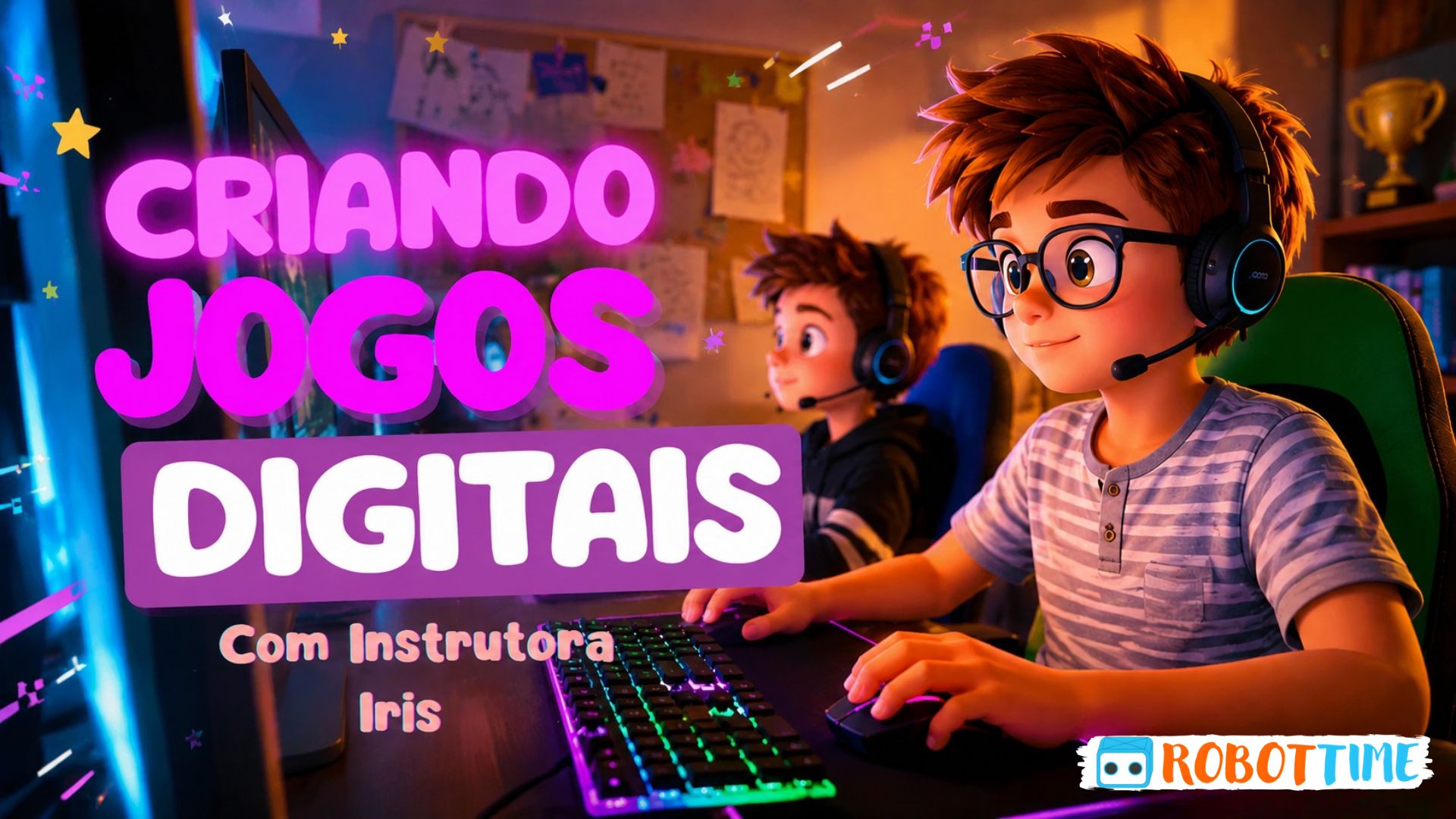 Criando Jogos Digitais – com Instrutora Iris